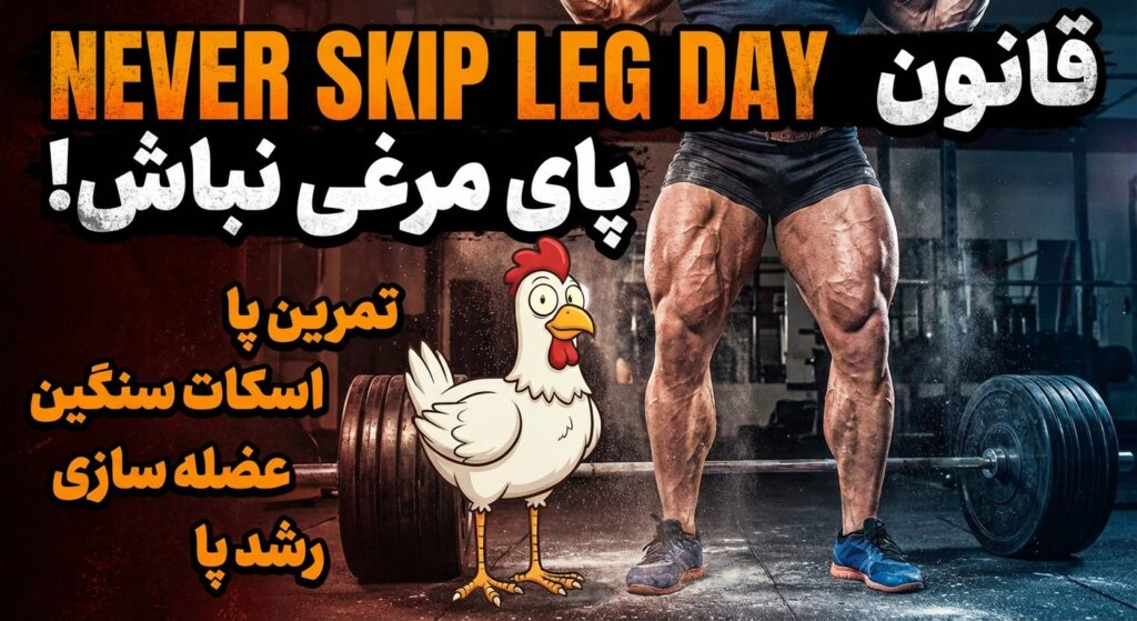 قانون “Never Skip Leg Day” (پای مرغی نباش!)