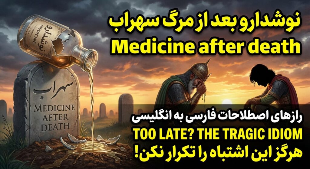 نوشدارو بعد از مرگ سهراب: Medicine after death