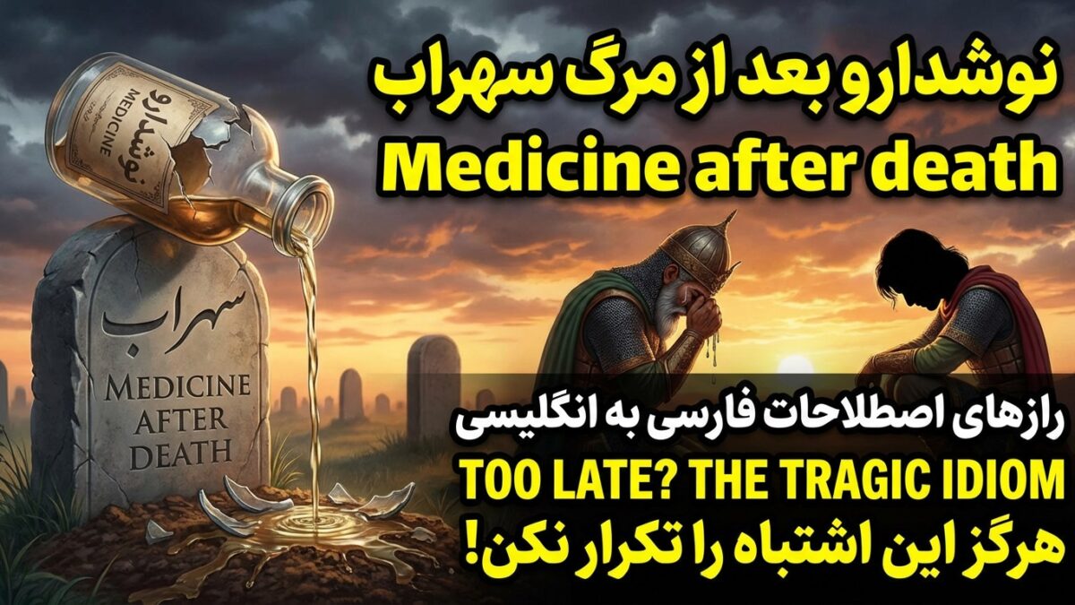 نوشدارو بعد از مرگ سهراب: Medicine after death