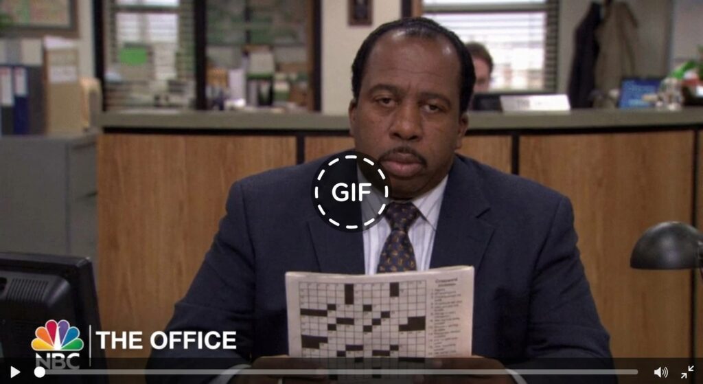 A GIF from the TV show "The Office" where Stanley Hudson looks completely numb and emotionless, staring into space, perfectly illustrating the feeling of burnout.