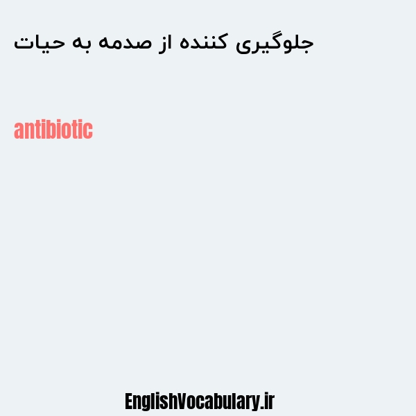 جلوگیری کننده از صدمه به حیات به انگلیسی