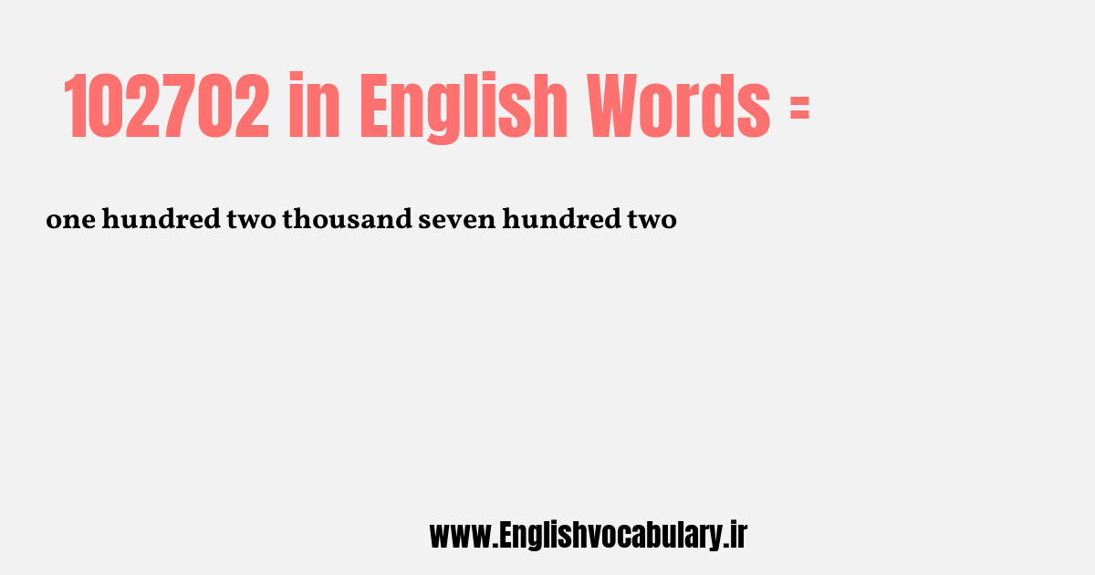 102702 به انگلیسی
