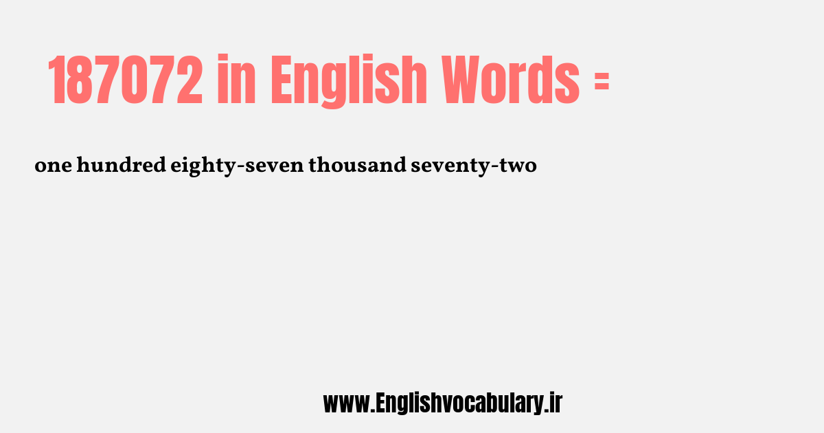 187072 به انگلیسی