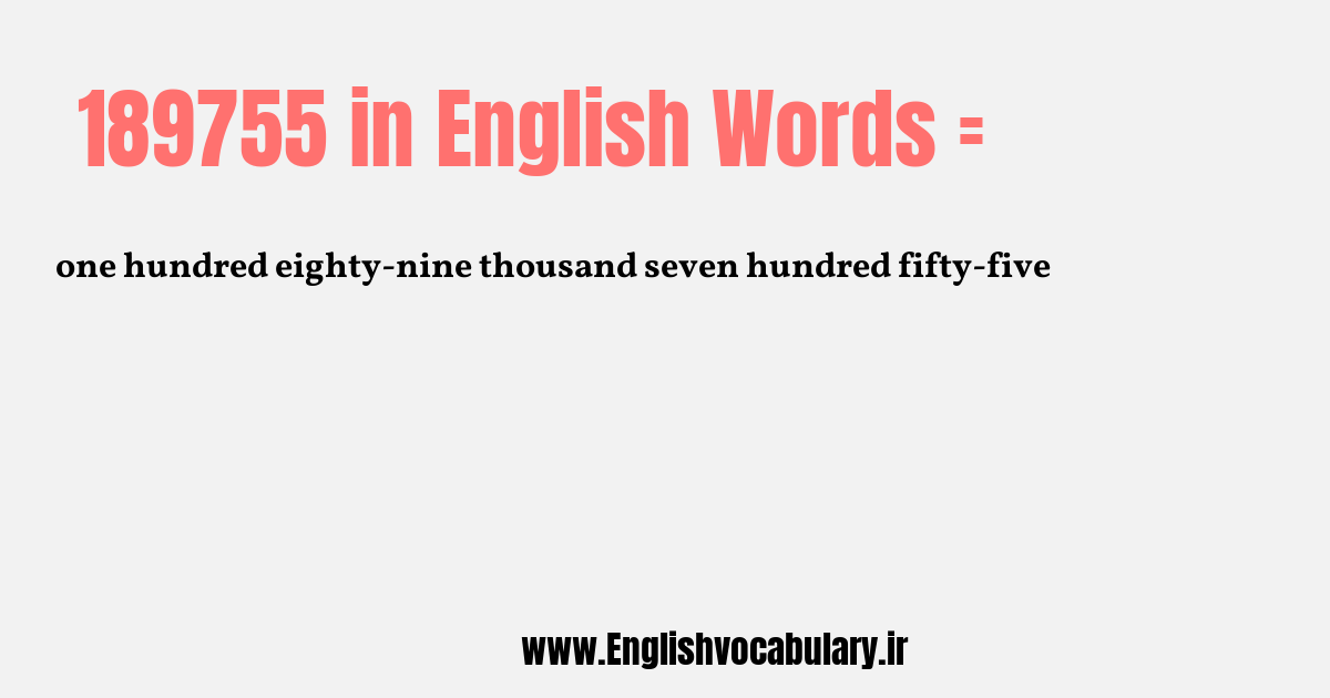189755 به انگلیسی