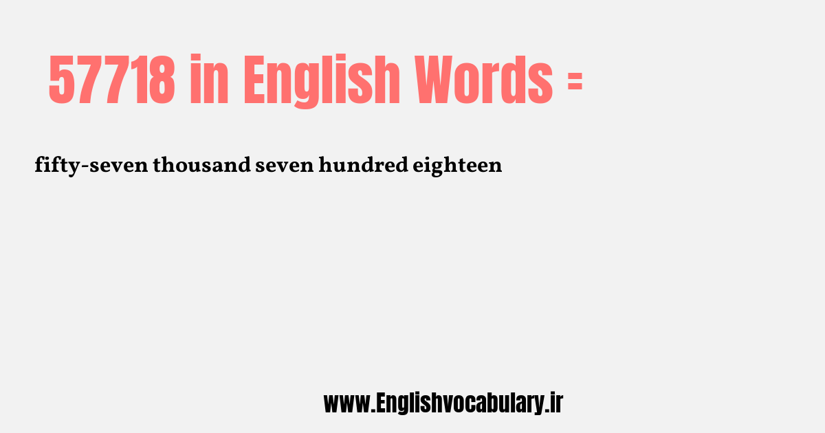 57718 به انگلیسی