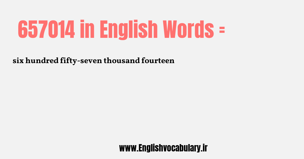 657014 به انگلیسی