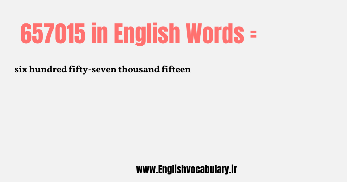 657015 به انگلیسی