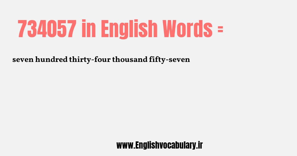 734057 به انگلیسی