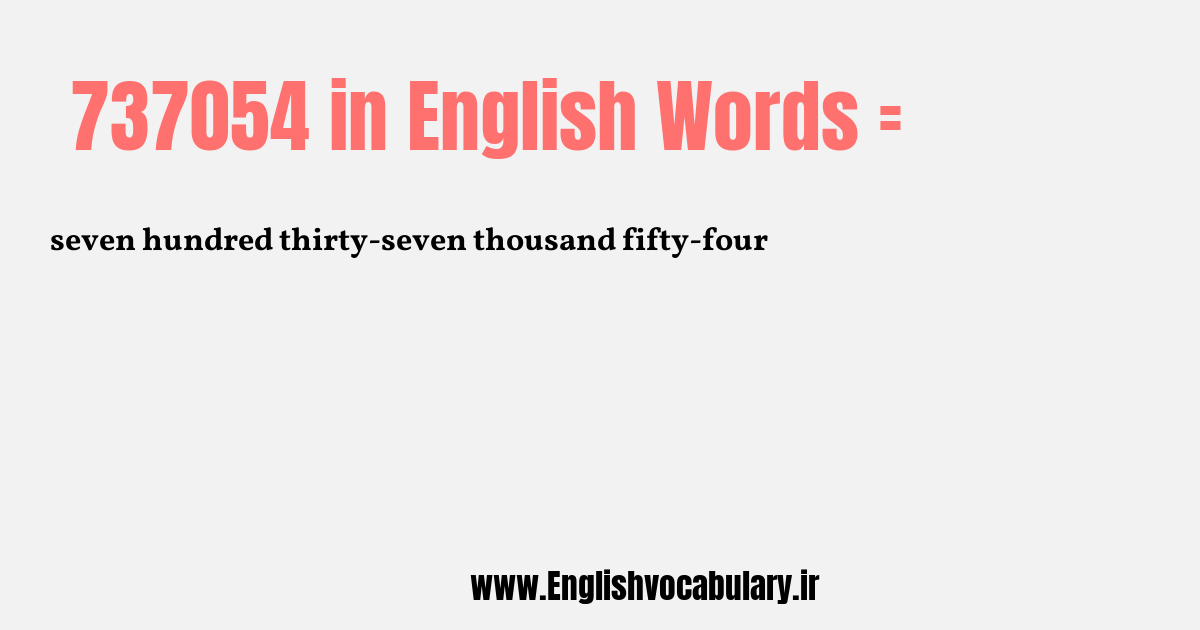 737054 به انگلیسی